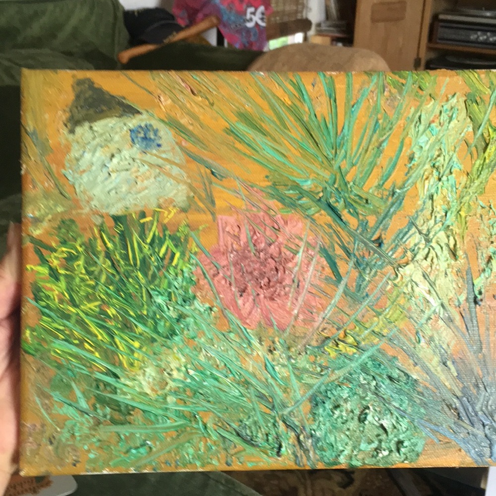 Original Oil Painting.  8 x 10 in on canvas.  By CB Rhodes (not signed).